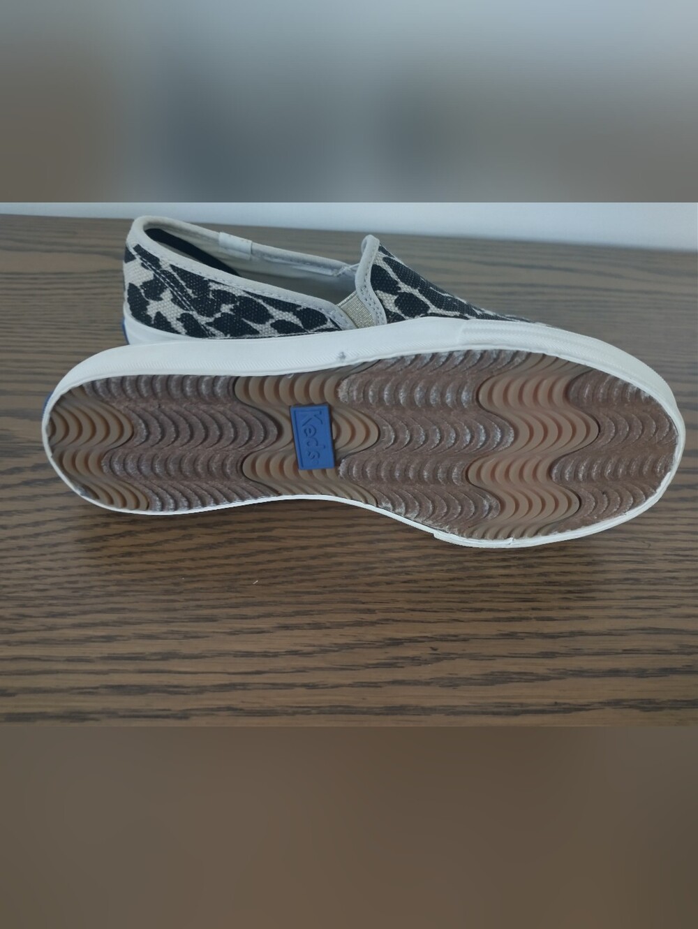Keds Slip-On Leopard Print Coastal Prep Sneakers Size 5 - Picture 7 of 9
